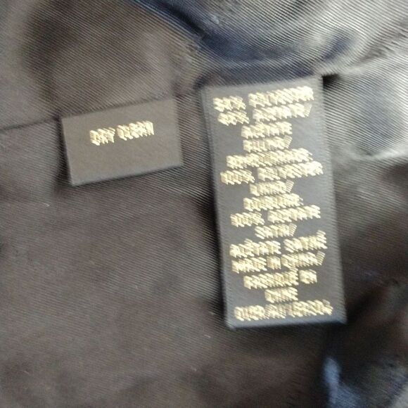 Dana Buchman Vntg Dark Brown Fitted Embroidered Puffer Zip Up Jacket 10P - Picture 16 of 17